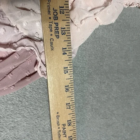 Storia Dress Womens Small Tiered Ruffle Tulle Ombre Mini Boho Coquette Romantic - Picture 3 of 7